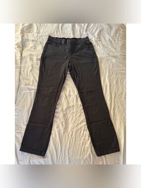Gloria Vanderbilt Navy Houndstooth Print Slacks